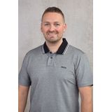 Polo van katoenpiqué met logoprint