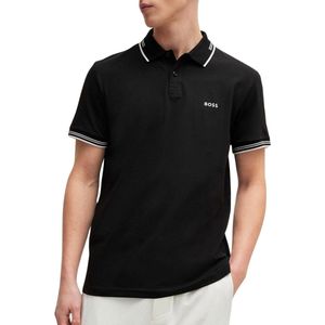 BOSS - Polo Paul - Casual - Wit - Katoen - Korte Mouwen
