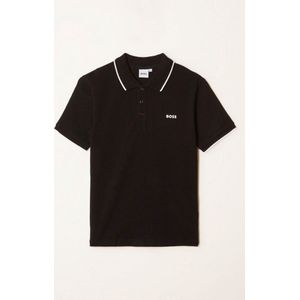 BOSS GREEN - Paule - Poloshirt - Black - Katoen - Polokraag