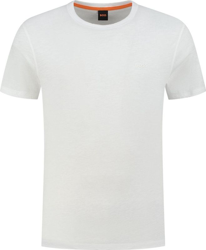 Hugo, Heren, Tops, Wit, Maat: M Katoen,