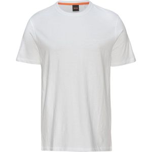 Hugo - Iconisch Logo Crew Neck T-Shirt - Wit - Katoen