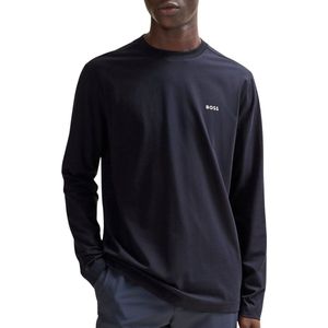 BOSS Green T-shirt lange mouw Blauw Tee Long 10256064 01 50506365 402