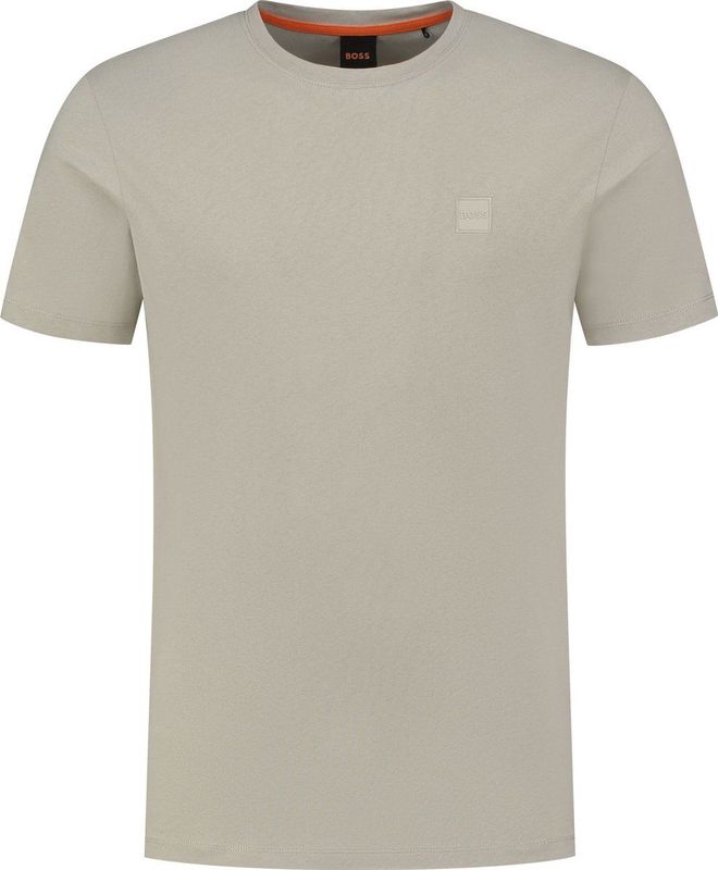 Boss - T-Shirt - Groen - Katoen