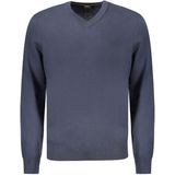 Hugo Boss - Casual VNeck - Sweater - Blauw