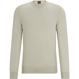 Hugo Boss, Truien, Heren, Beige, XL, Beige Trui Modern Comfort Stijl