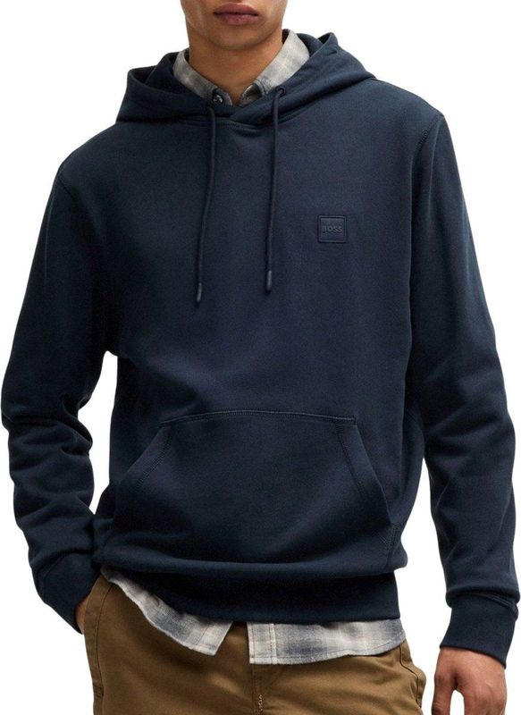 Boss Wetalk Hoodie - Navy - Heren