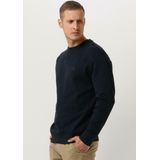 BOSS Orange - Trui - Blauw - 100% Katoen