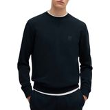 BOSS Orange - Trui - Blauw - 100% Katoen