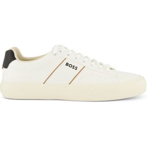 Witte sneakers Hugo Boss effen