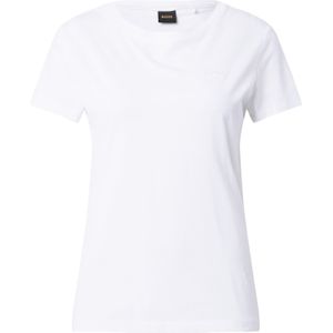 BOSS - T-shirt - Zwart - Jersey - Biologisch Katoen