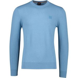 Hugo Boss - Kanovano - Pullover - Blauw - Katoen/Kasjmier