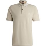 Hugo Boss Orange - Polo - Beige - Katoen/Elastaan