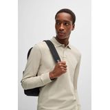 BOSS Passerby Polo Ecru - Heren - Longsleeve polo
