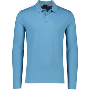 Hugo Boss - Passerby - Polo - Middenblauw - Katoen/Elastaan