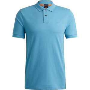 BOSS - Slim-Fit Poloshirt - Korte Mouwen - Zacht Pique - Ton-sur-ton Logopatch