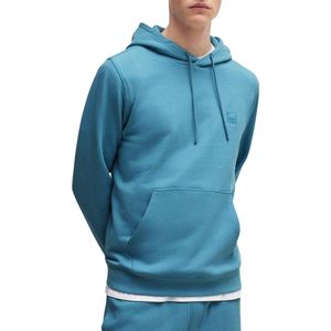 Hugo Boss Orange - Wetalk - Hoodie - Blauw - Katoen