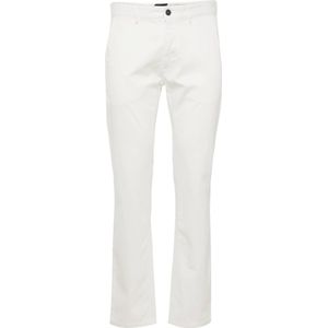 Hugo Boss - Chino Broek - Ecru - Katoen en Elastaan - Slim-Fit
