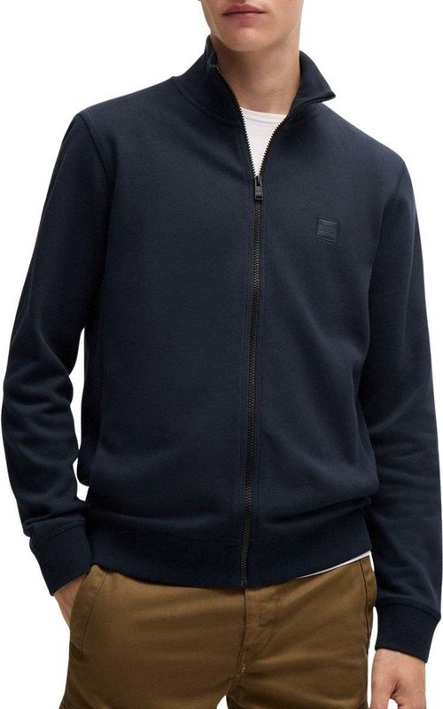 BOSS Orange - Zestart - Vest - Donkerblauw - Katoen