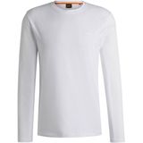 Hugo Boss - T-shirt - Wit - Katoen