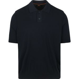 BOSS Orange - Asac P - Poloshirt - Donkerblauw - Katoen/Kapok