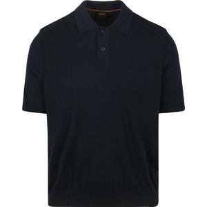 BOSS Orange - Asac P - Poloshirt - Donkerblauw - Katoen/Kapok
