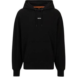 Boss Wesmall 10244192 Hoodie Zwart Man