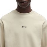 BOSS Pullover WeSmallcrew Ecru - Heren - Pullovers