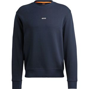 Hugo Boss - Herenpull - Blauw - Wol/Polyacryl