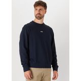 Hugo Boss - Herenpull - Blauw - Wol/Polyacryl