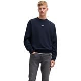 Hugo Boss - Herenpull - Blauw - Wol/Polyacryl