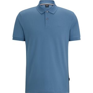 BOSS Pallas regular fit polo - pique - lichtblauw