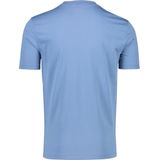 BOSS Black - T-shirt - Blauw - Katoen - Regular Fit