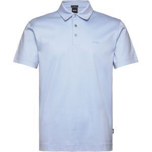 BOSS Palosh slim fit heren polo - pique - lichtblauw
