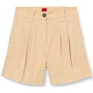HUGO Damesshorts, plat, Open Beige291, 42