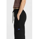 Hugo - Dames Broeken - Zwart - Katoen - Cargo Broek met Relaxte Pasvorm