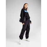 Hugo - Dames Broeken - Zwart - Katoen - Cargo Broek met Relaxte Pasvorm