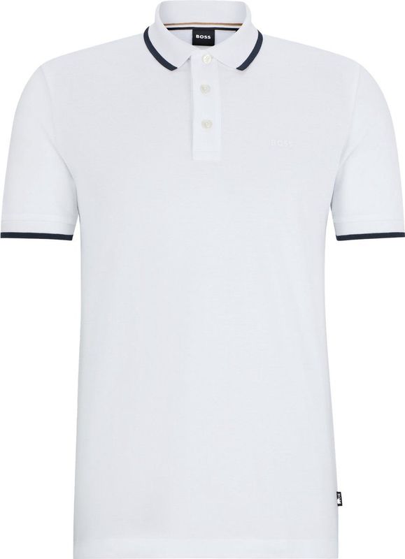 BOSS - Parlay - Polo - Natuurlijk Beige - 100% Katoen, Pique Kwaliteit