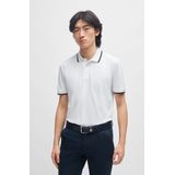 BOSS Parlay regular fit polo - pique - natuurlijk beige