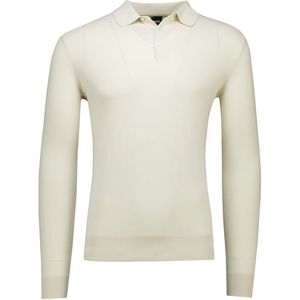 Hugo - Creme Polo Shirt - Heren - Beige - Lange Mouw