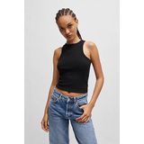 HUGO - Top - Zwart - Jersey - Mouwloos, Slanke Pasvorm