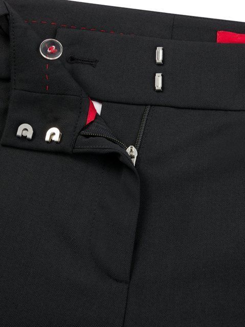 HUGO - Hetana - Pantalon - Zwart - 7/8 Lengte, Regular Pasvorm, Mid Waist