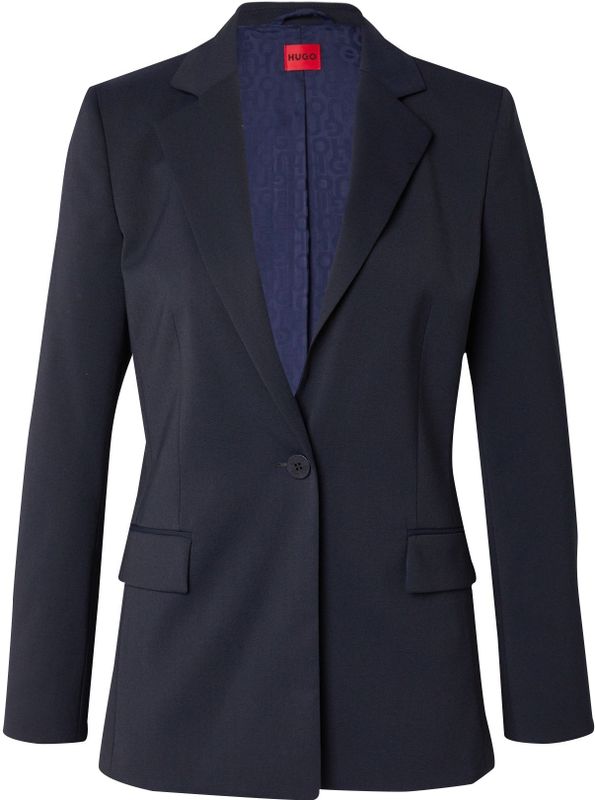 HUGO - ATANA - Damesblazer - Effen - Regular Fit - Reverskraag