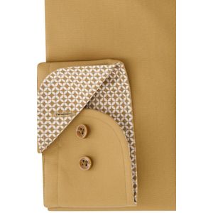 BOSS - H-Hank Overhemd - Bruin - Katoen