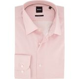 Hugo Boss - H-Hank - Overhemd - Roze - Katoenmix