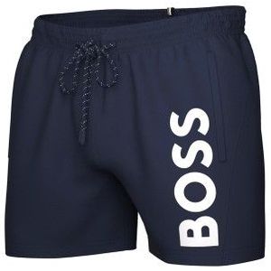 Hugo Boss - Verstelbare Zwemshort - Blauw - Sneldrogend - 100% Polyamide