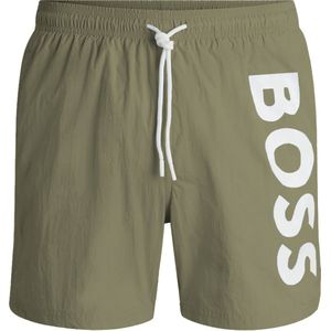 Hugo Boss, Badkleding, Heren, Groen, S, Heren Boxer Zwemkleding met Zakken
