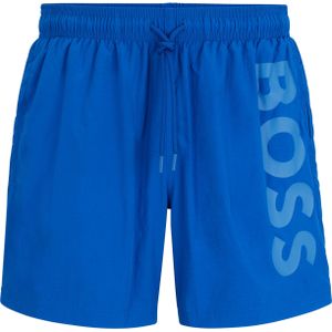 Hugo Boss, Badkleding, Heren, Blauw, S, Heren Boxer Zwemkleding met Zakken