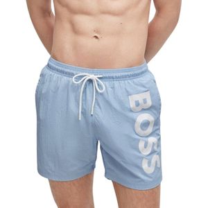 BOSS - Octopus - Zwemshort - Blauw - Polyester - Sneldrogend