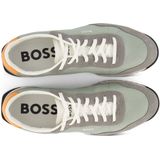 Hugo Boss sneaker laag grijs leer