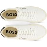 Boss Wit lage Sneakers Met Logo